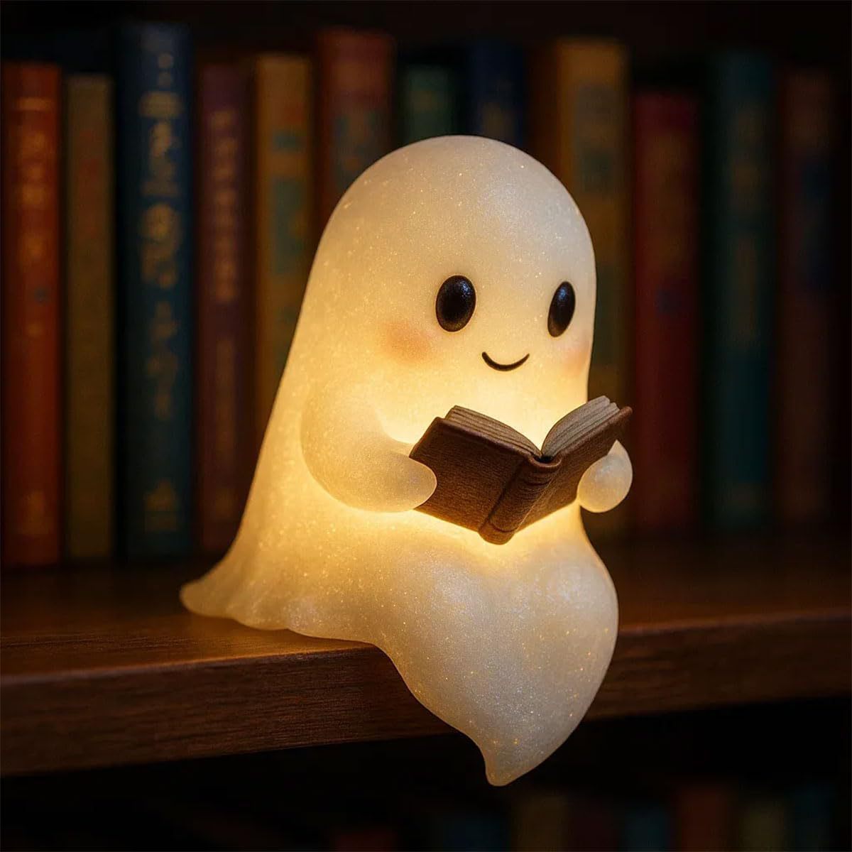 Cute Ghost Reading Lamp Halloween Reading Night Light